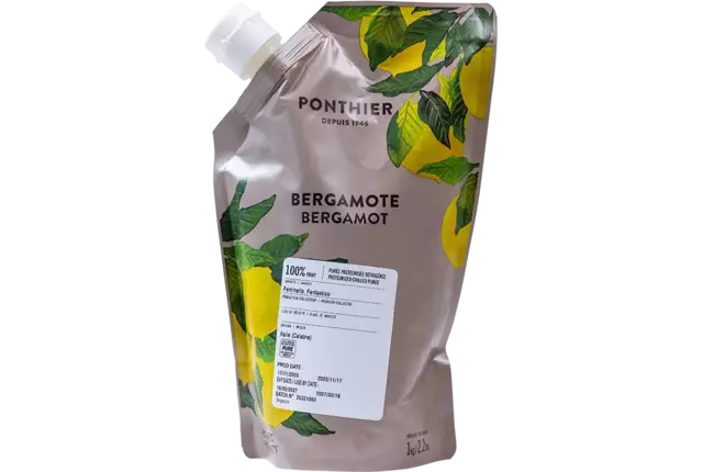 Fruitpuree Bergamot 1kg stuk
